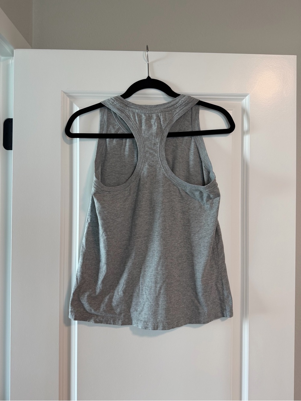 Nike Grey Ribbed Racerback Tank - Picture 2 of 3